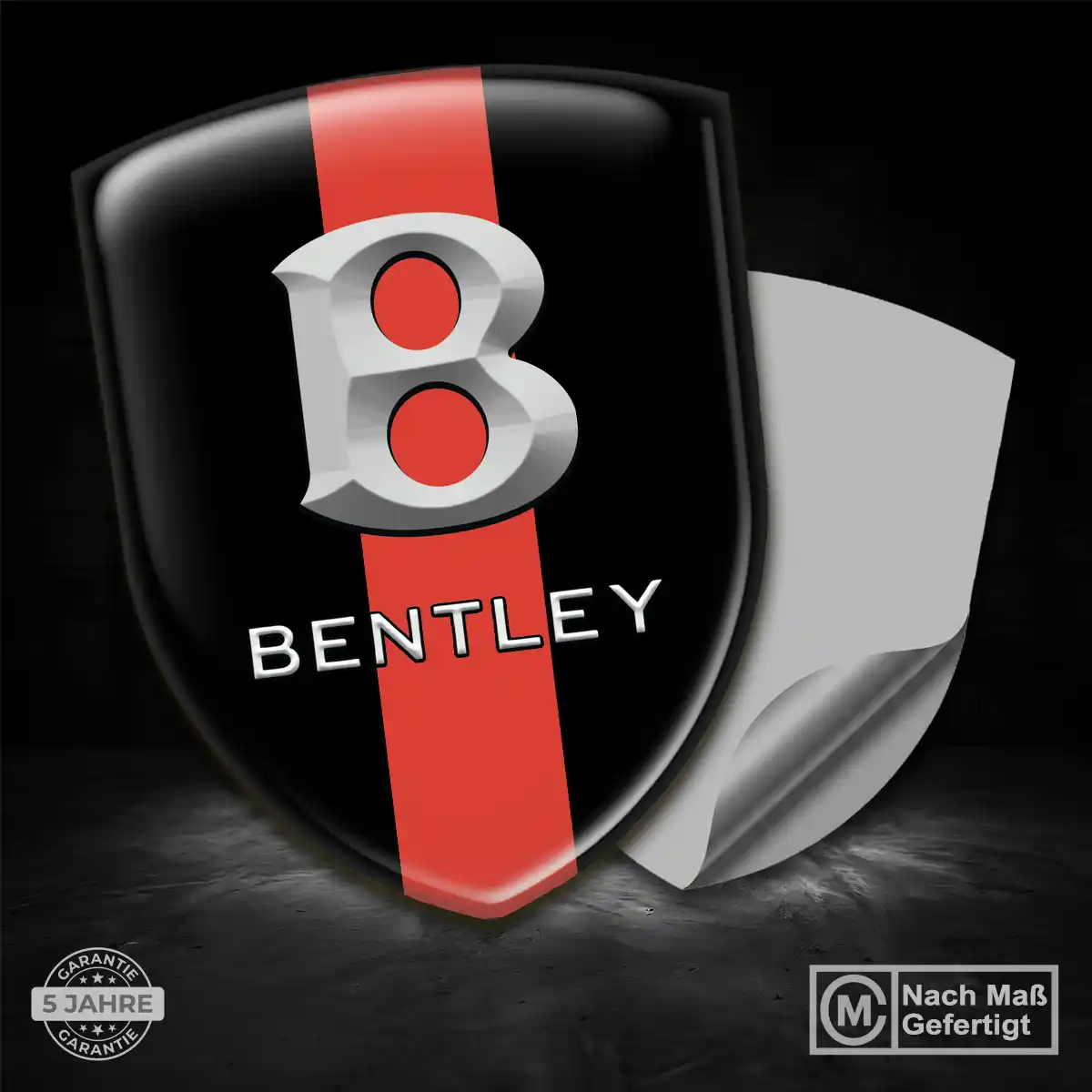 Bentley Aufkleber Silikon Embleme Höchste Qualität
