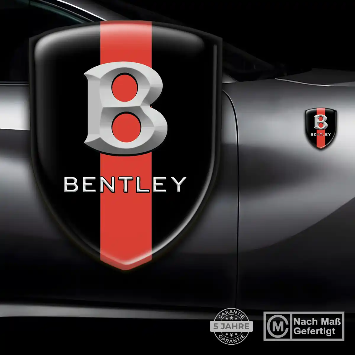Bentley Aufkleber Silikon Embleme Höchste Qualität