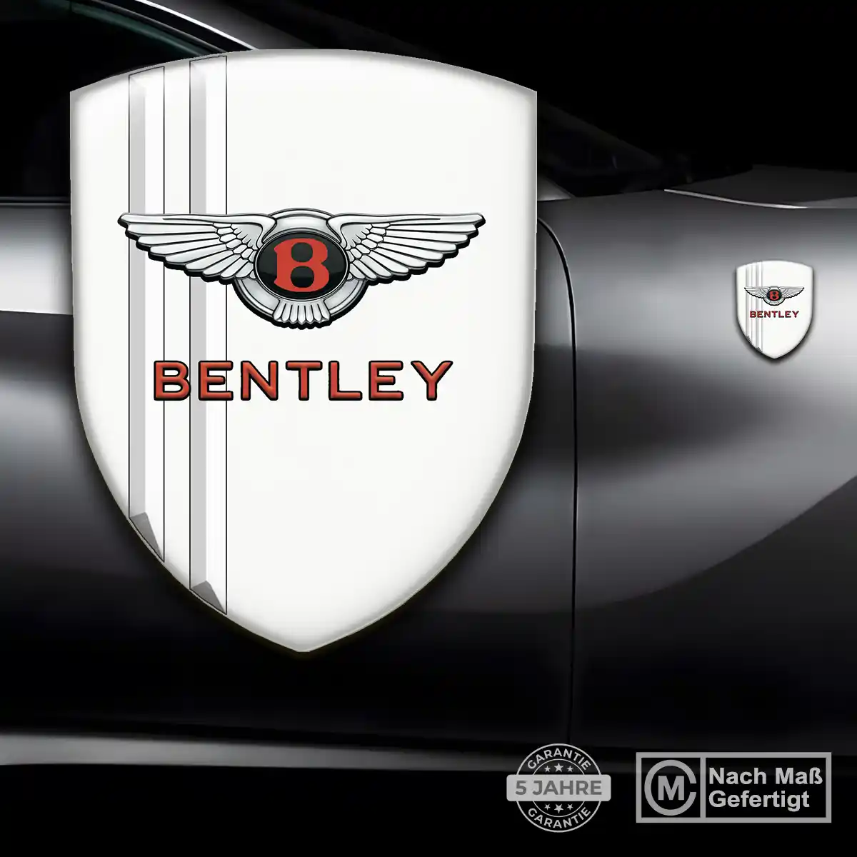 Bentley Aufkleber Silikon Embleme Markenedition