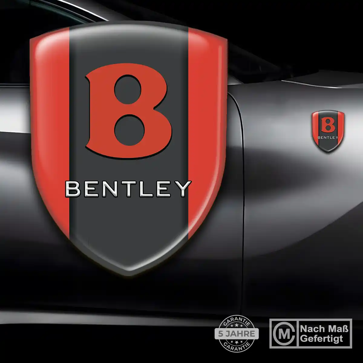 Bentley Aufkleber Silikon Embleme Spitzenqualität