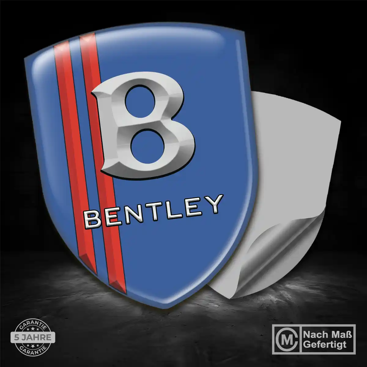 Bentley Aufkleber Wappen Anspruchsvolles Design