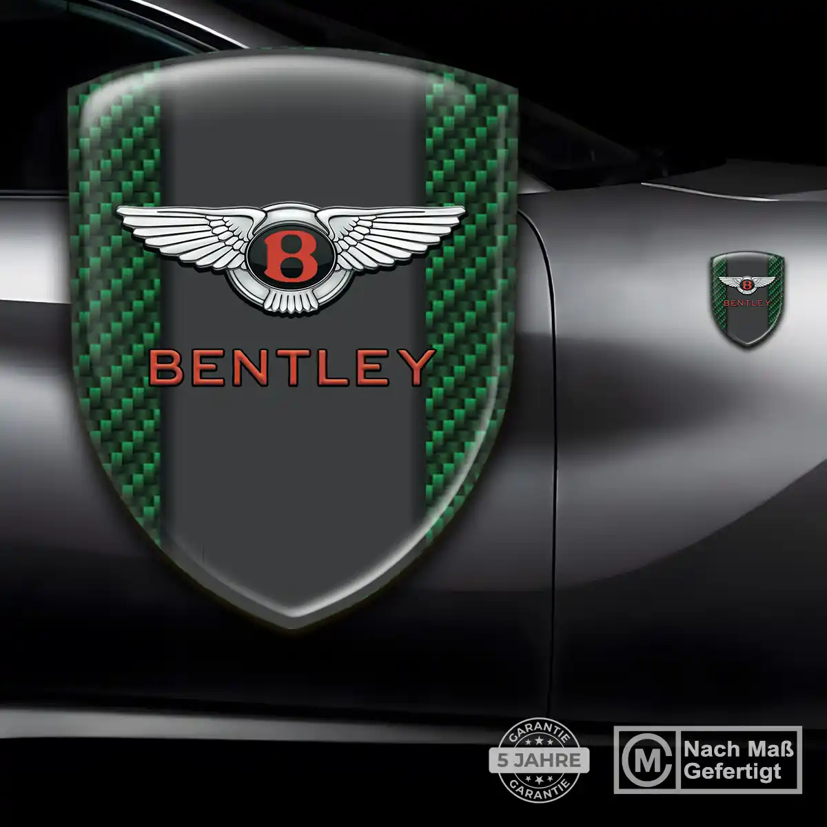 Bentley Aufkleber Wappen Ausdrucksstarkes Design