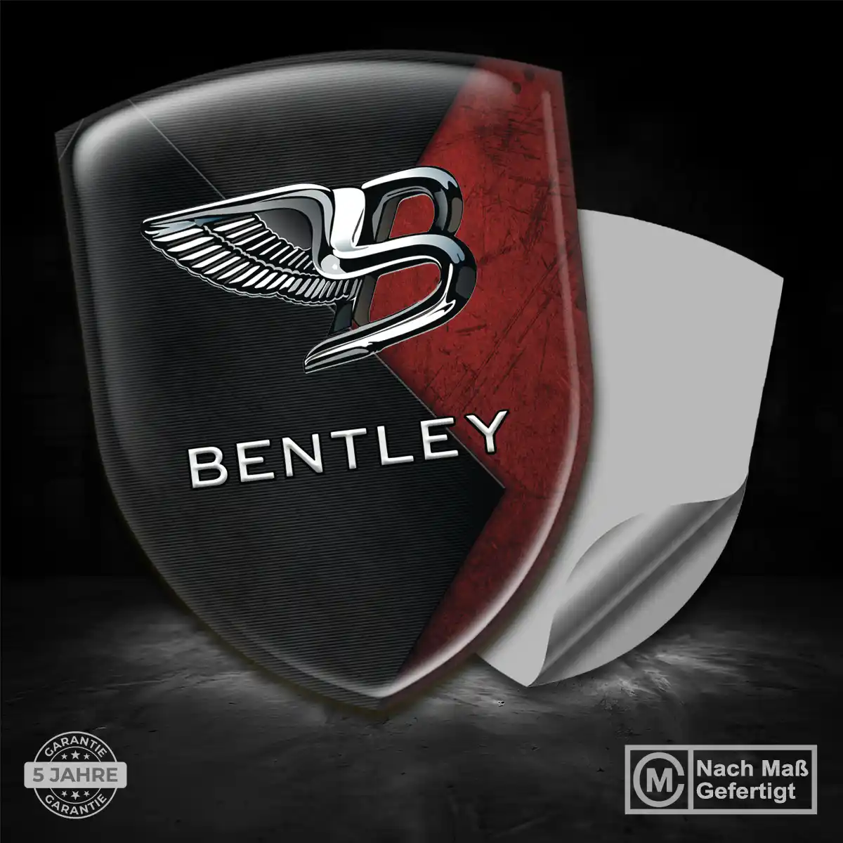 Bentley Aufkleber Wappen Auto Ausdrucksstarkes Design