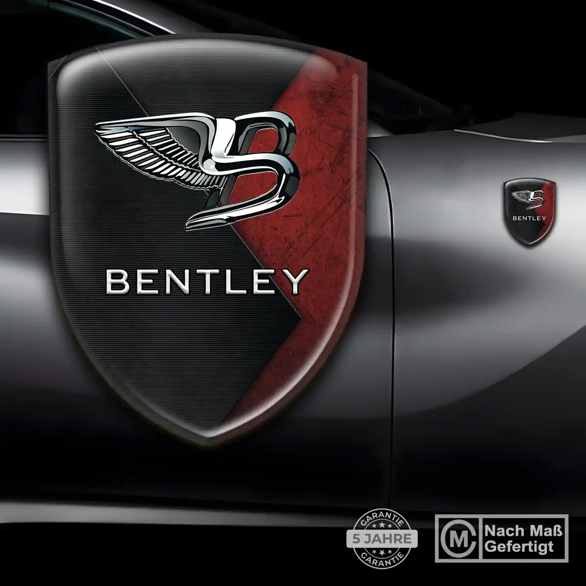 Bentley Aufkleber Wappen Auto Ausdrucksstarkes Design