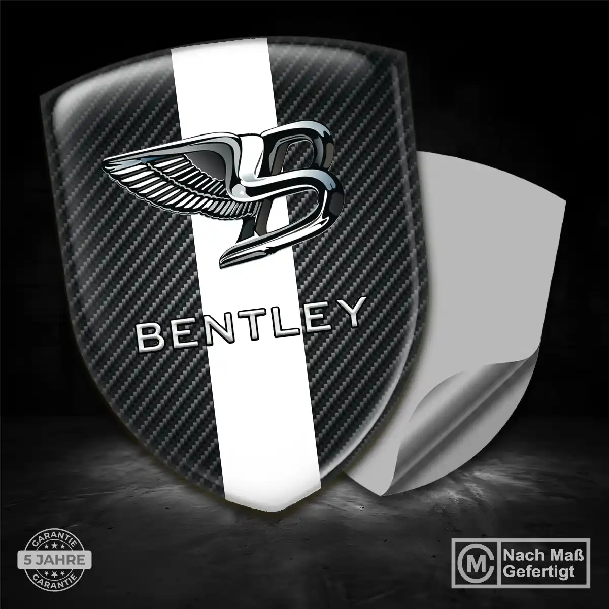 Bentley Aufkleber Wappen Auto Stilvolles Design