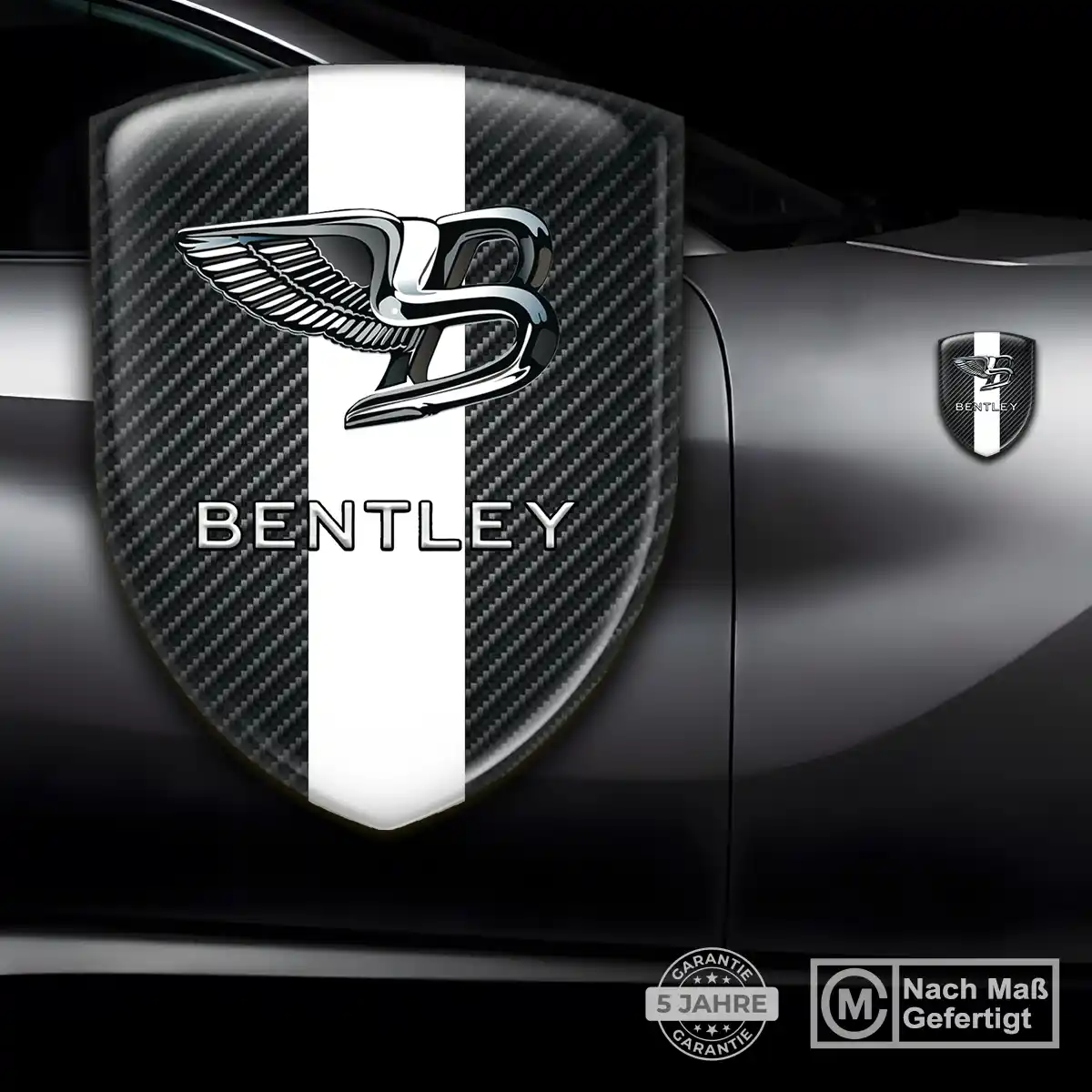Bentley Aufkleber Wappen Auto Stilvolles Design