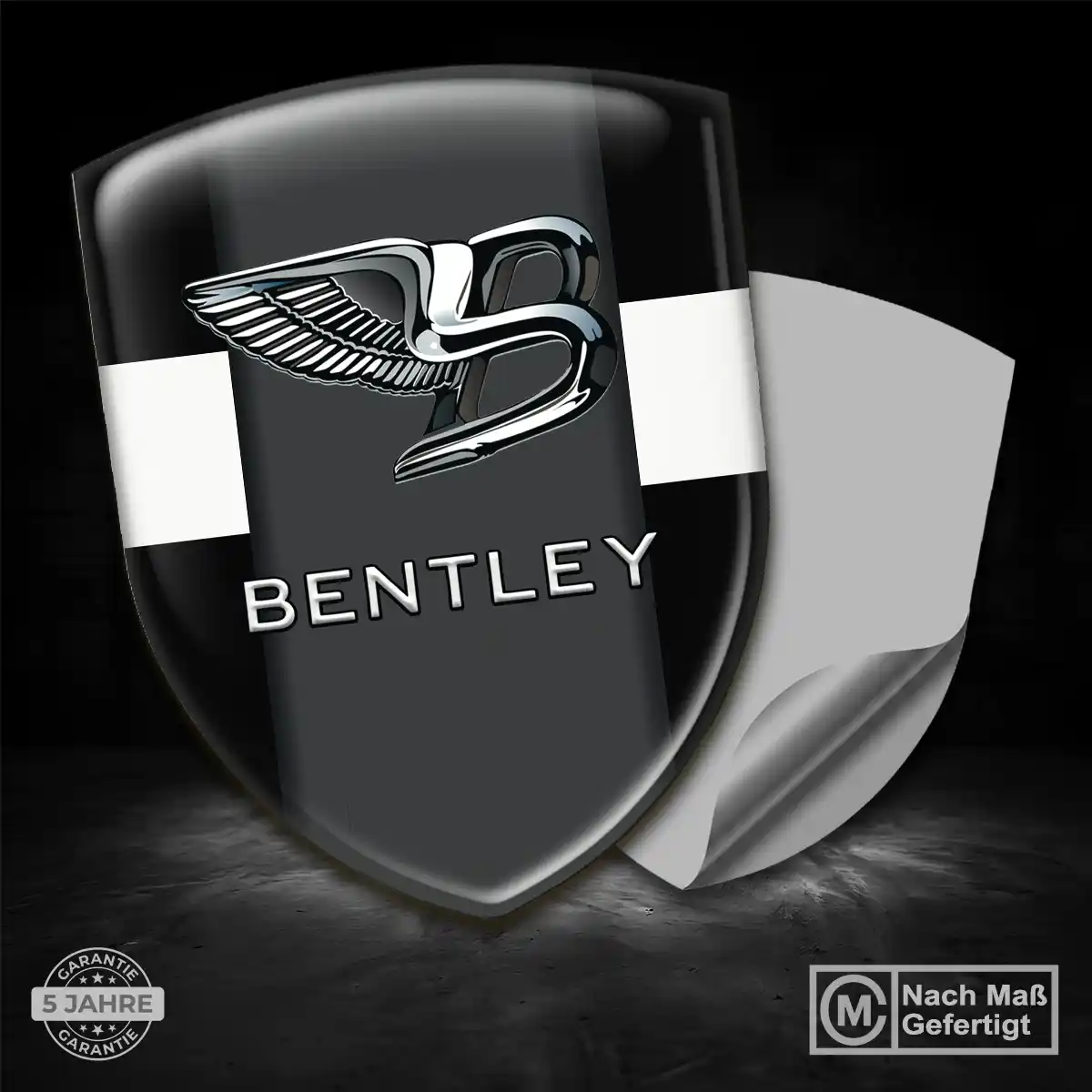 Bentley Aufkleber Wappen Emblem Auto Elegantes Design