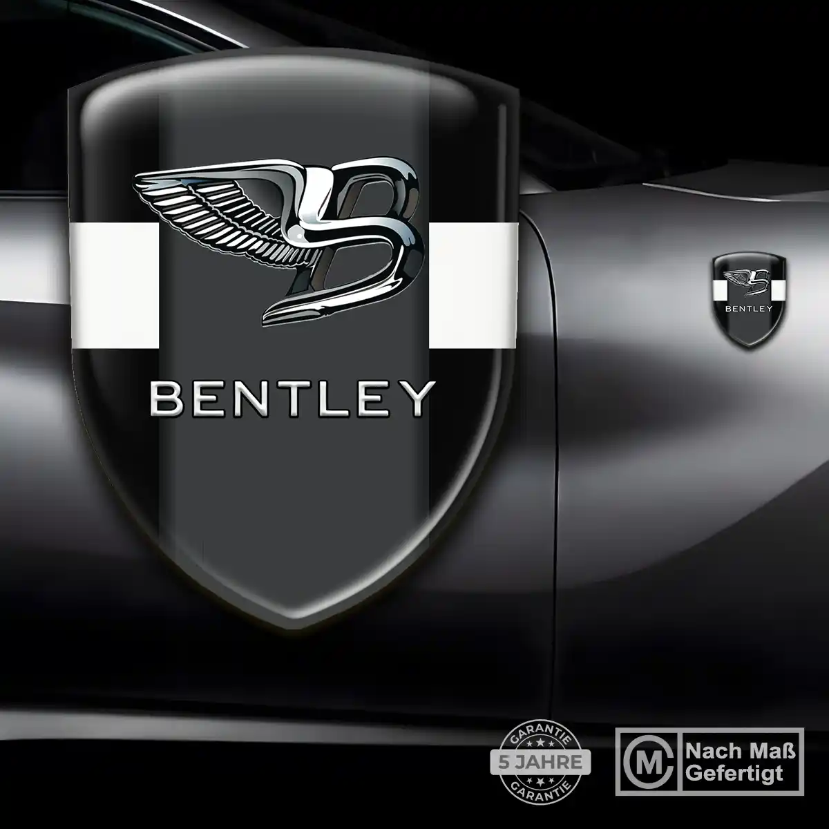 Bentley Aufkleber Wappen Emblem Auto Elegantes Design