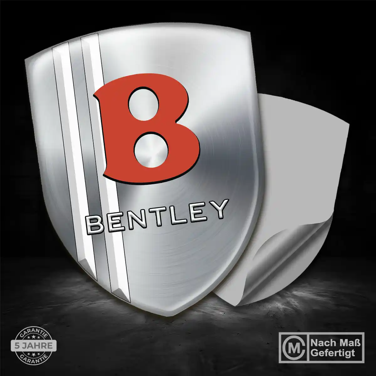 Bentley Aufkleber Wappen Emblem Auto Hochwertiges Harz