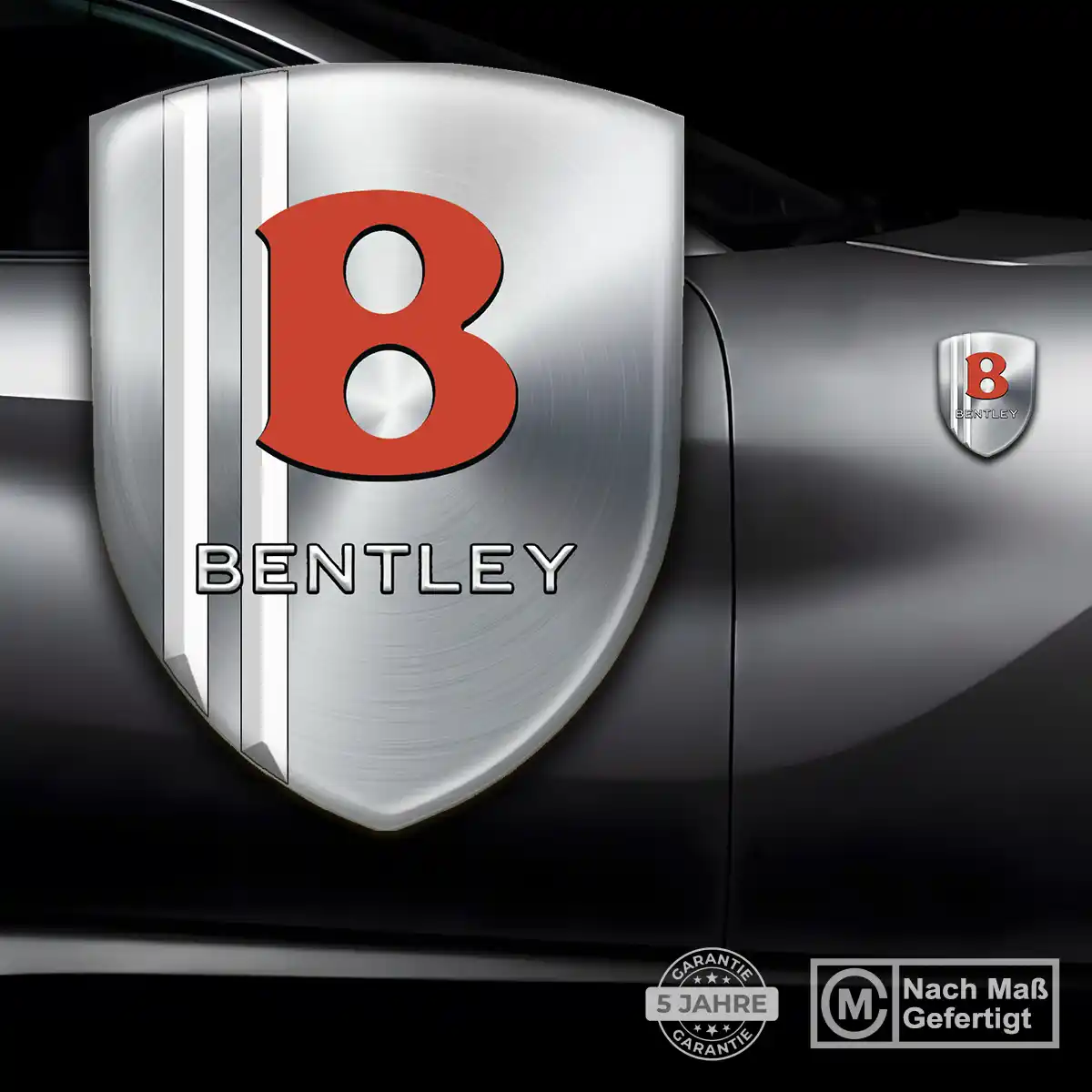 Bentley Aufkleber Wappen Emblem Auto Hochwertiges Harz