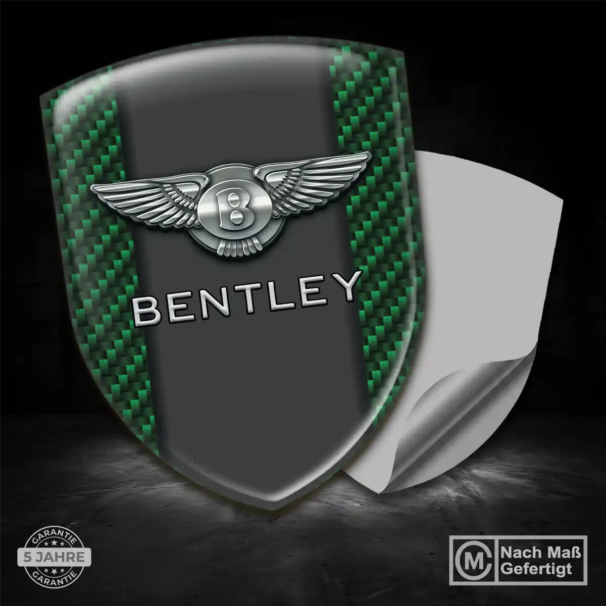 Bentley Aufkleber Wappen Emblem Auto Premium-Edition
