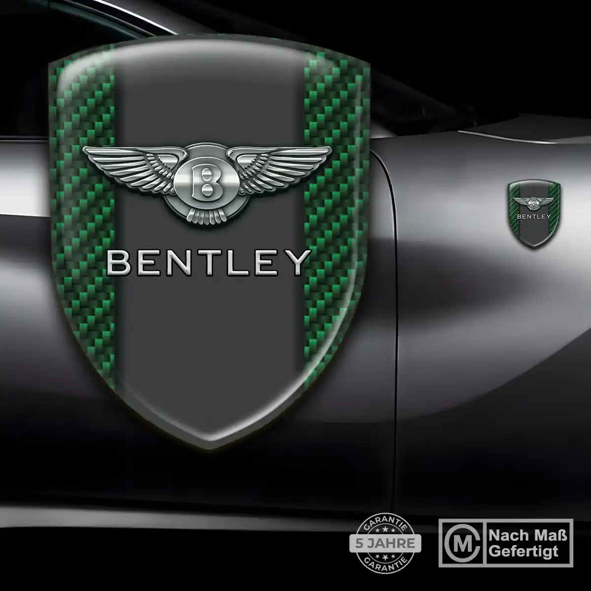 Bentley Aufkleber Wappen Emblem Auto Premium-Edition