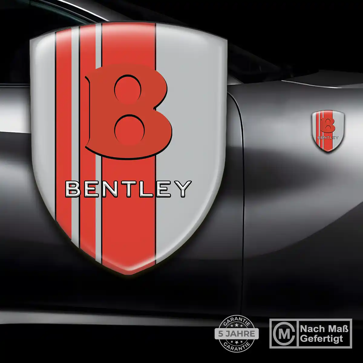 Bentley Aufkleber Wappen Emblem Auto Stilvolles Design