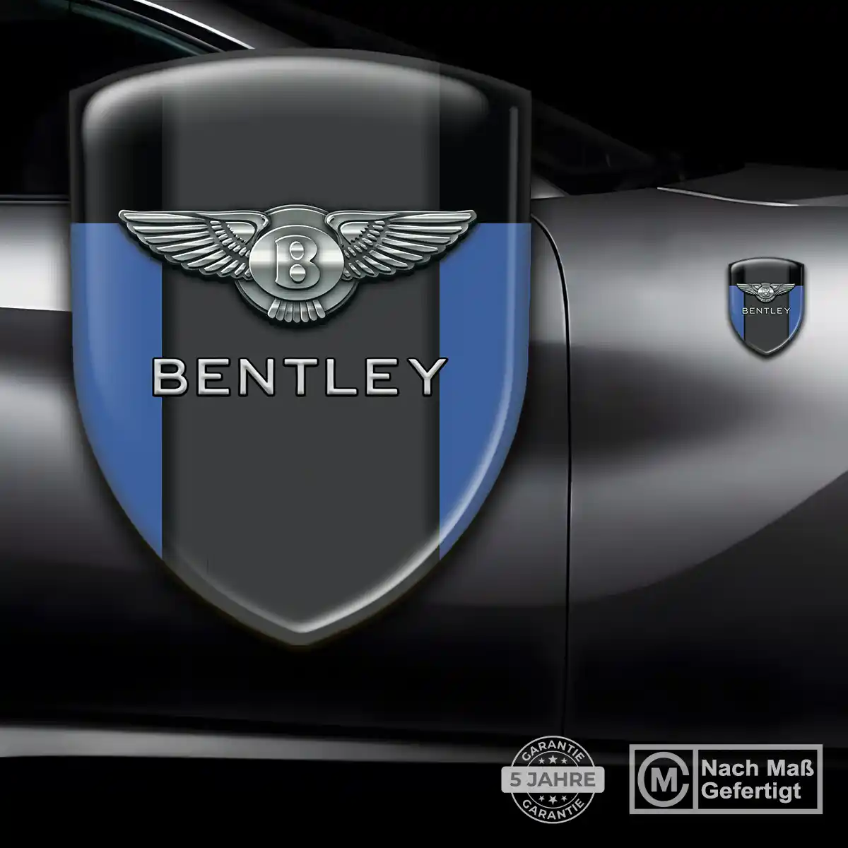 Bentley Aufkleber Wappen Emblem Überzeugende Qualität