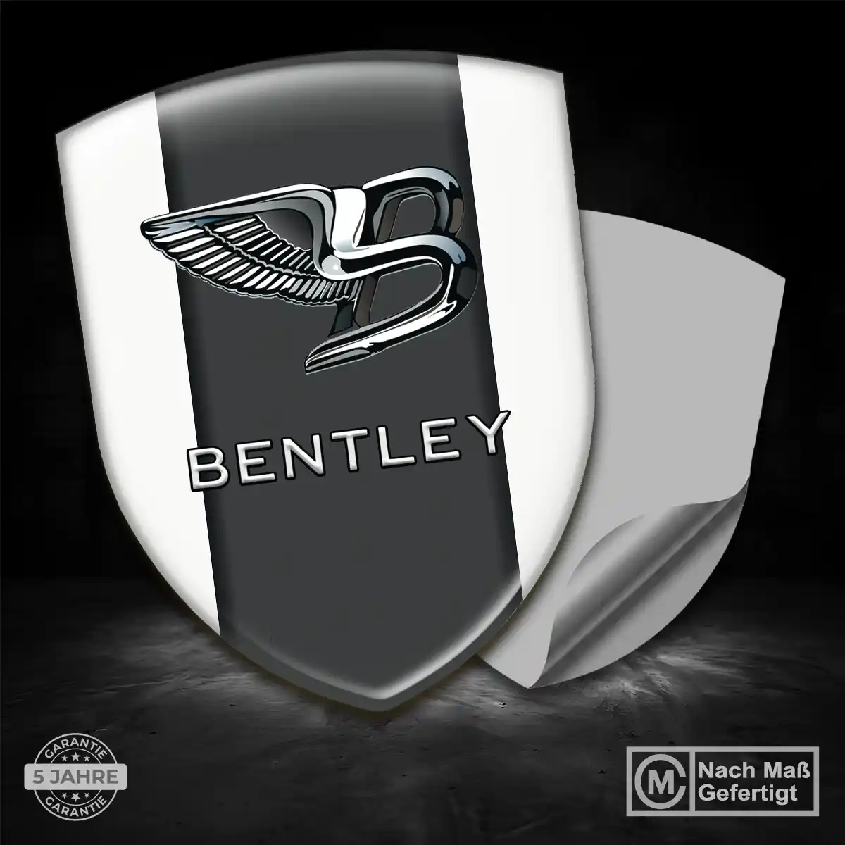 Bentley Aufkleber Wappen Emblem Elegantes Design