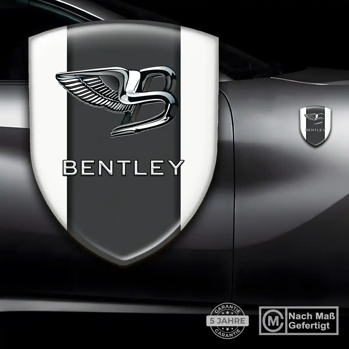 Bentley Aufkleber Wappen Emblem Elegantes Design