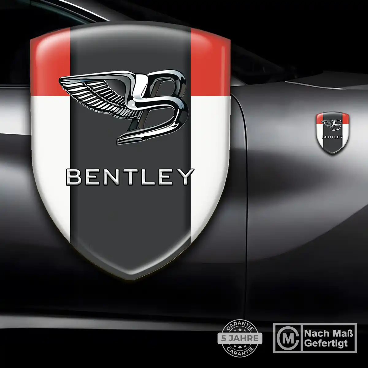 Bentley Aufkleber Wappen Emblem Höchste Qualität