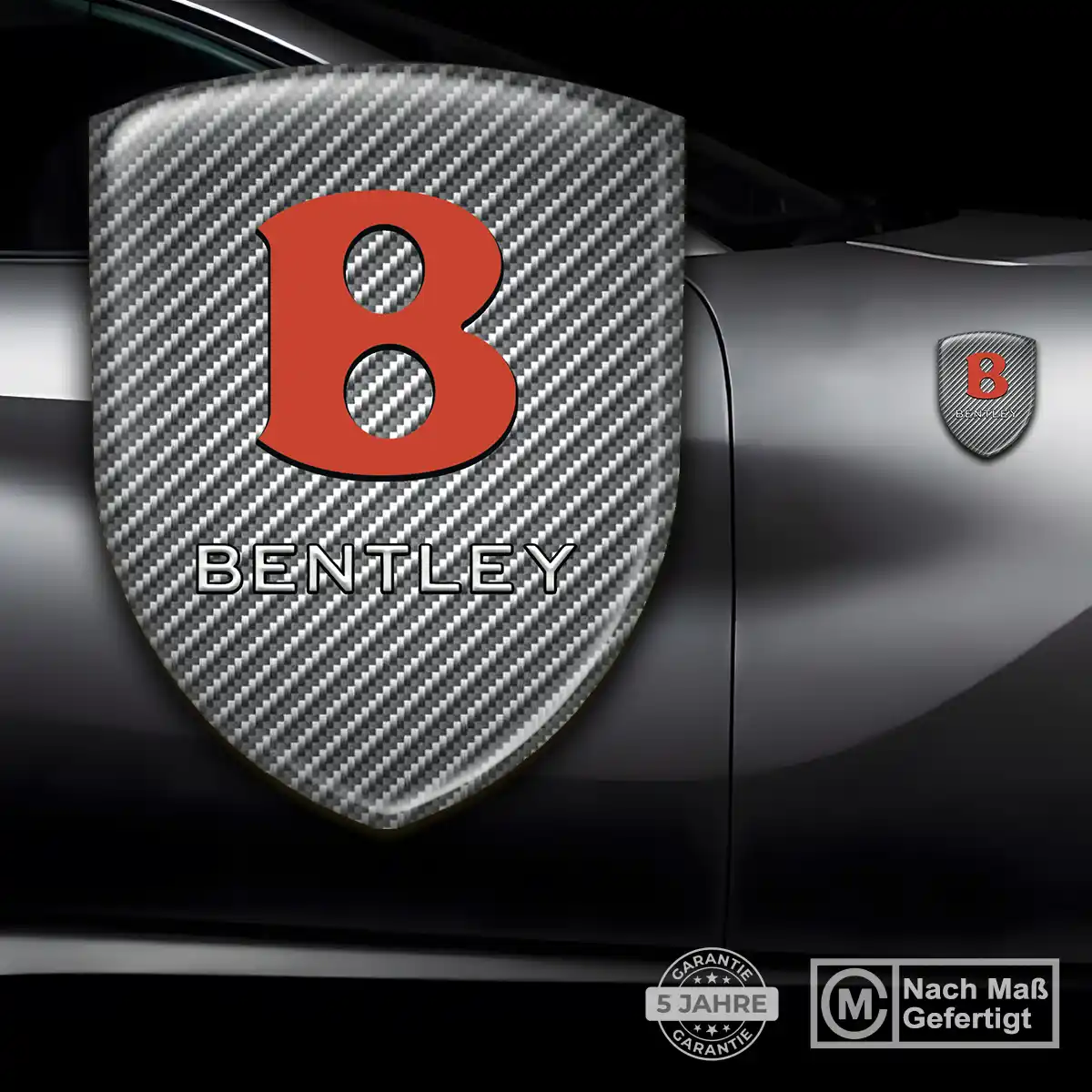 Bentley Aufkleber Wappen Emblem Hochwertiges Harz