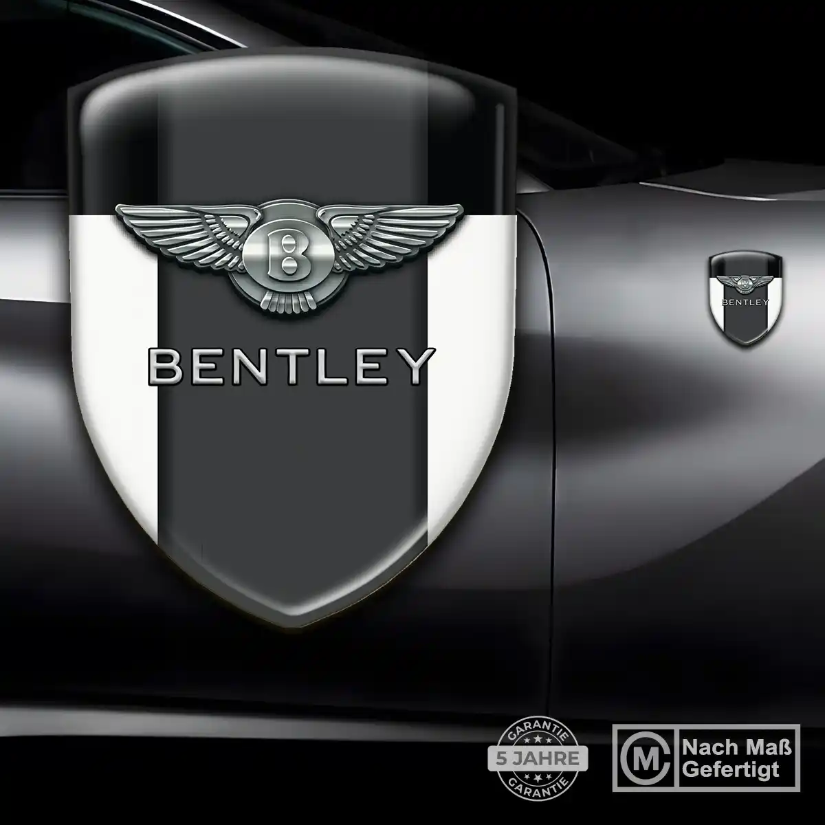 Bentley Aufkleber Wappen Emblem Interieurdesign