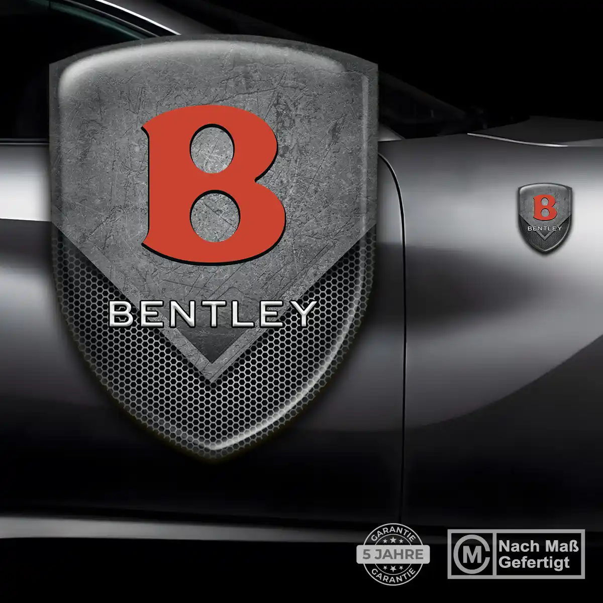 Bentley Aufkleber Wappen Emblem Modernes Design