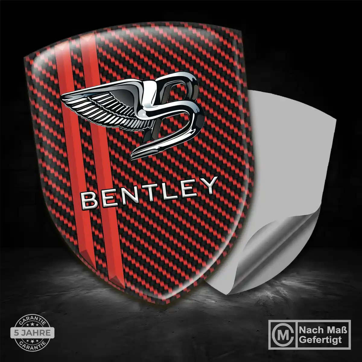 Bentley Aufkleber Wappen Emblem Premiumqualität