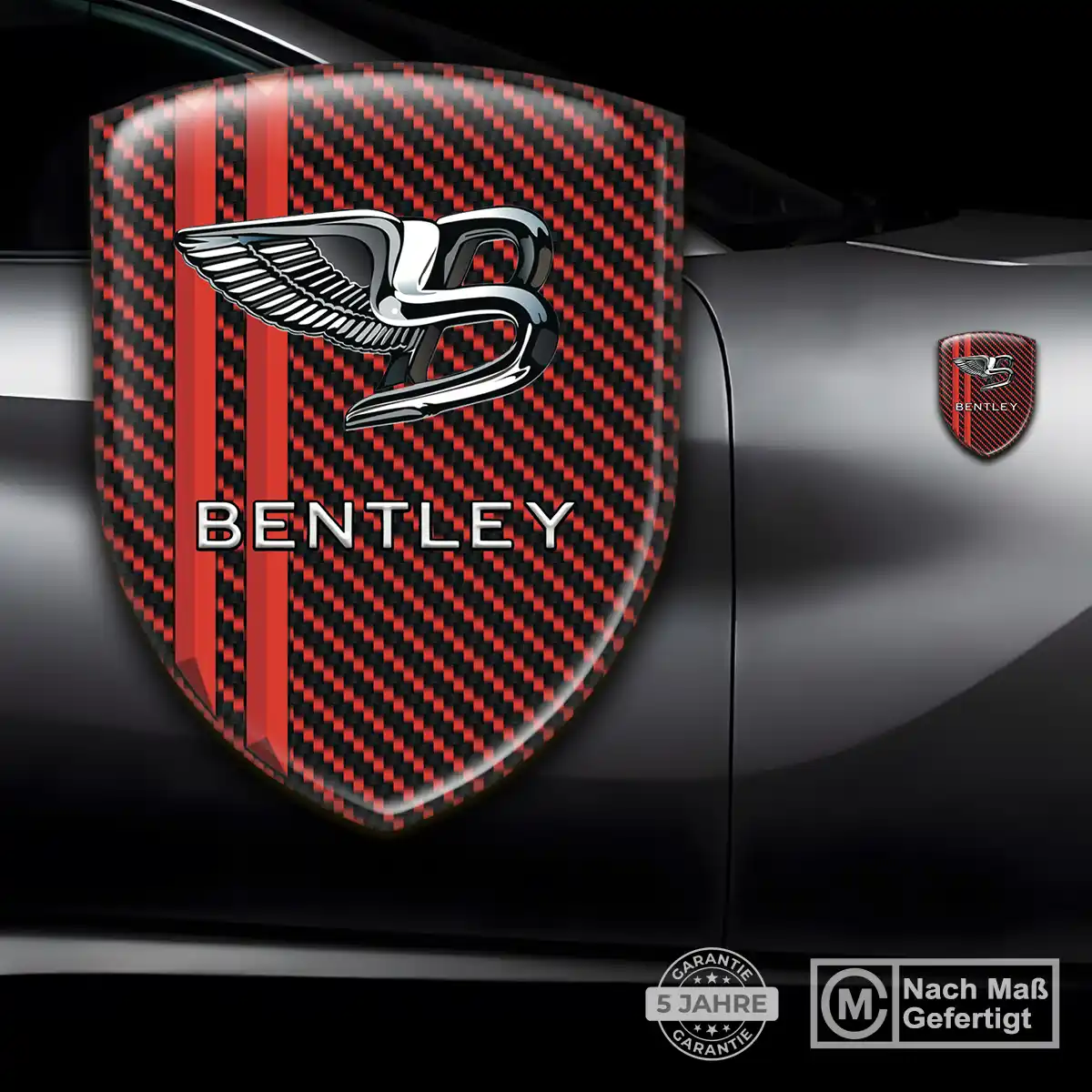 Bentley Aufkleber Wappen Emblem Premiumqualität