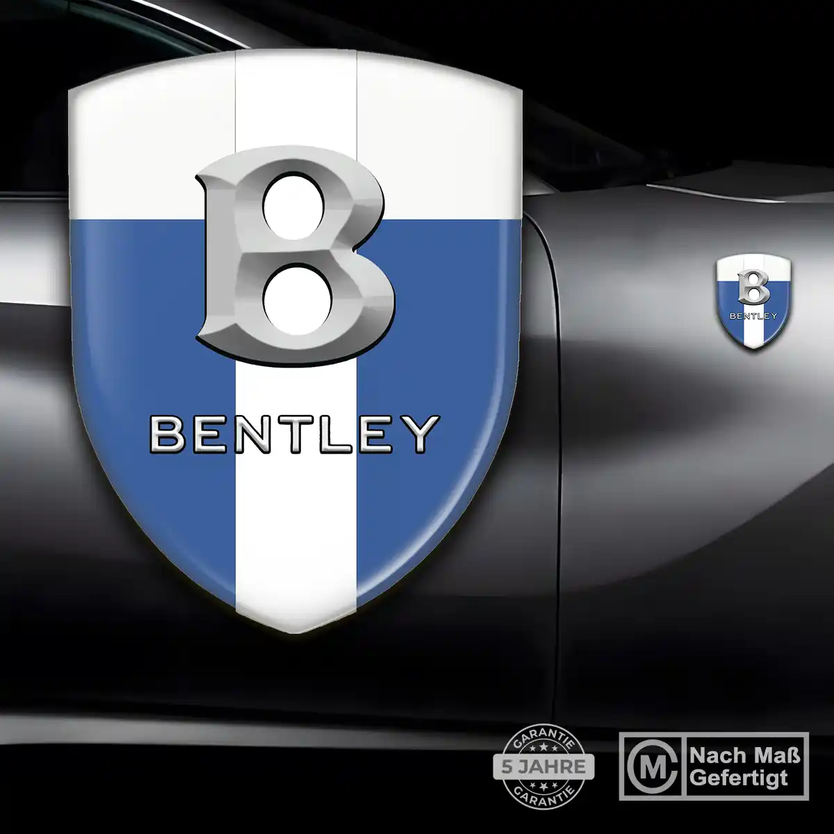 Bentley Aufkleber Wappen Emblem Stilvolles Design