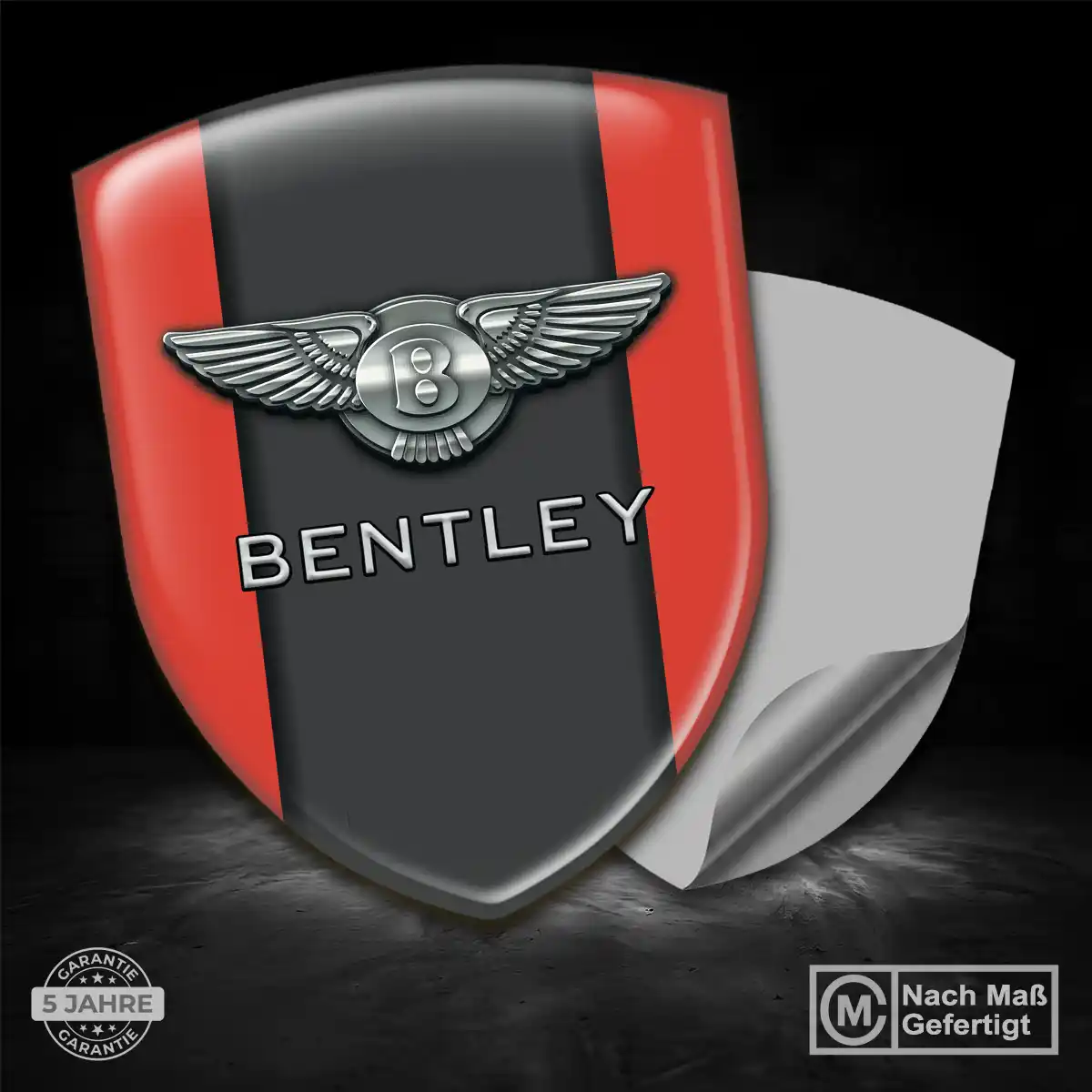 Bentley Aufkleber Wappen Emblem Tuningfahrzeug