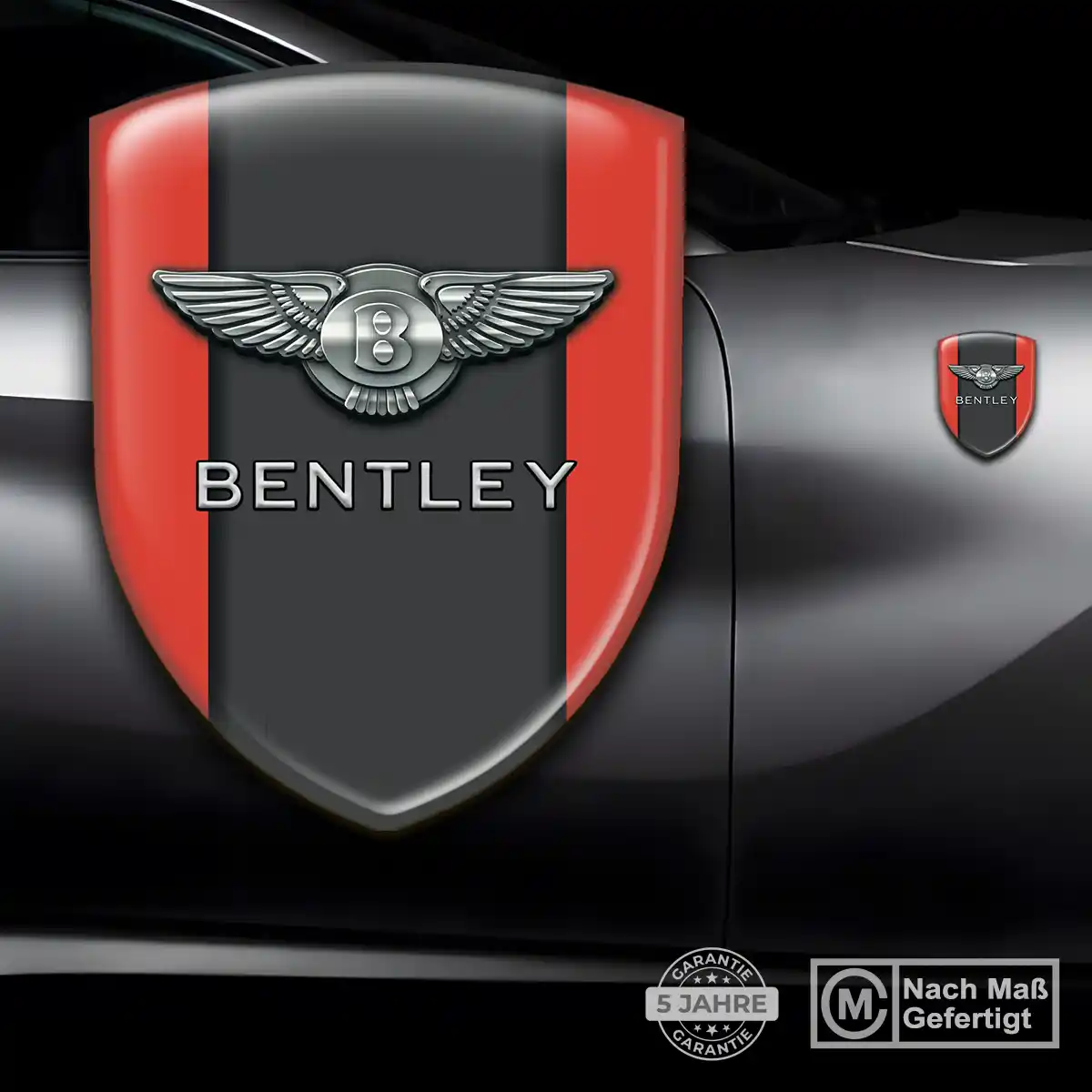 Bentley Aufkleber Wappen Emblem Tuningfahrzeug