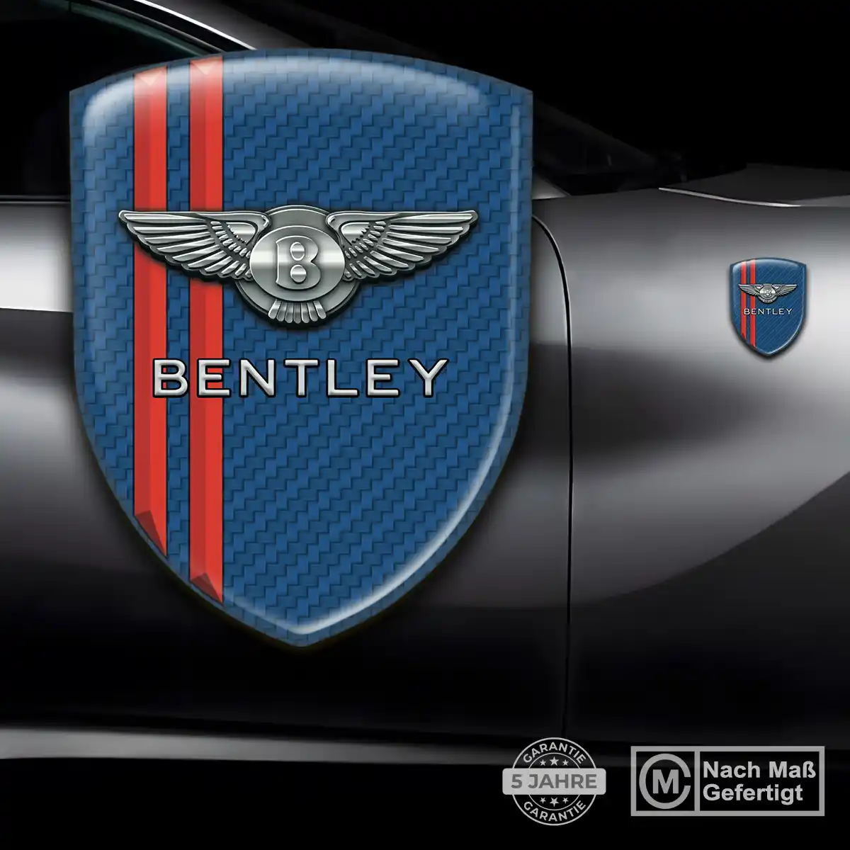 Bentley Aufkleber Wappen Exterieurdesign