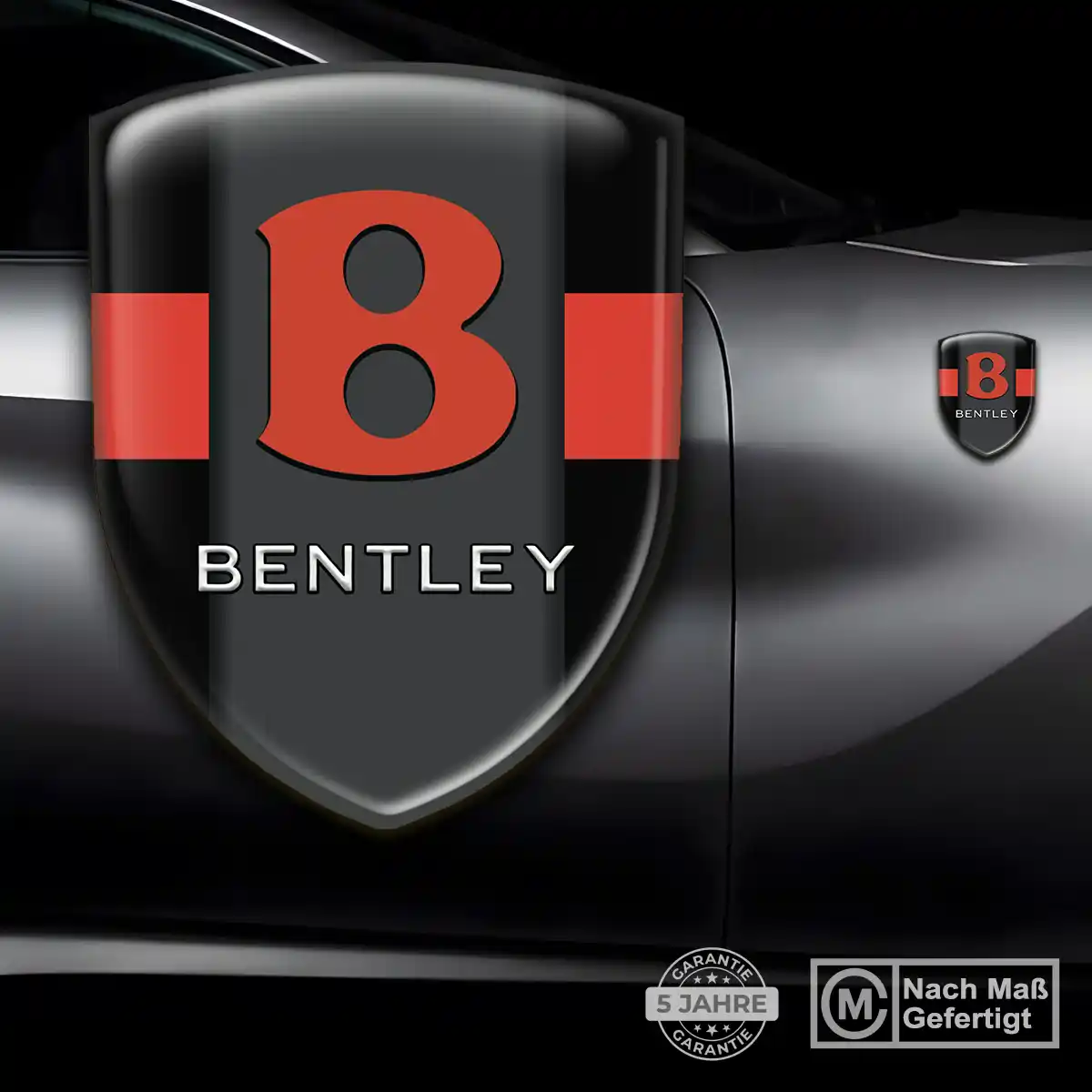Bentley Aufkleber Wappen Interieurdesign