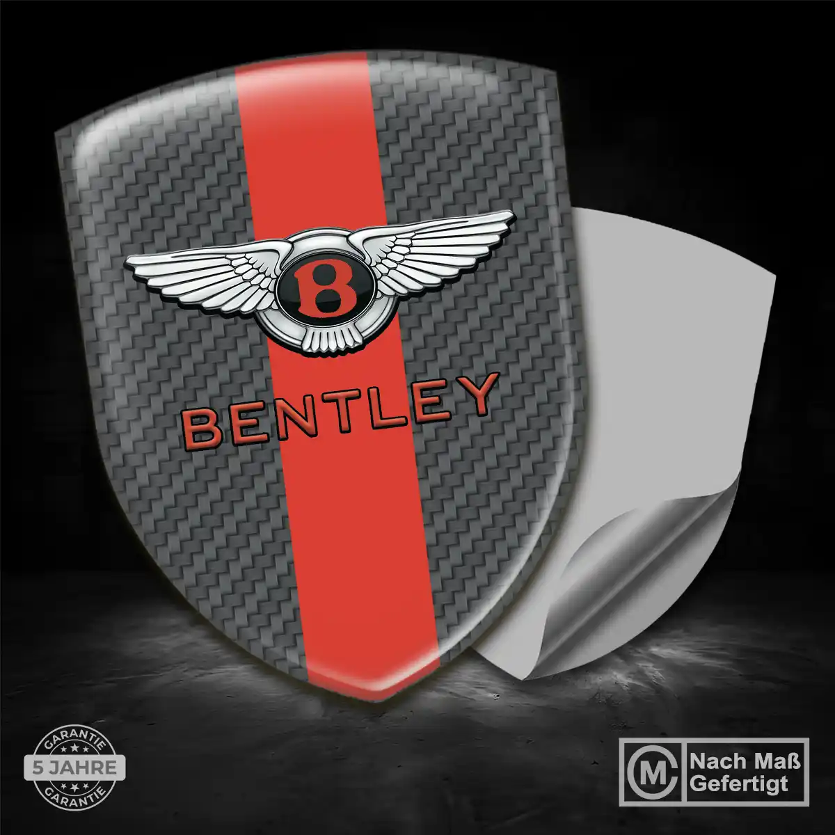 Bentley Aufkleber Wappen Markenedition