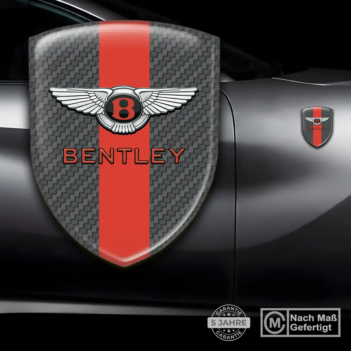 Bentley Aufkleber Wappen Markenedition