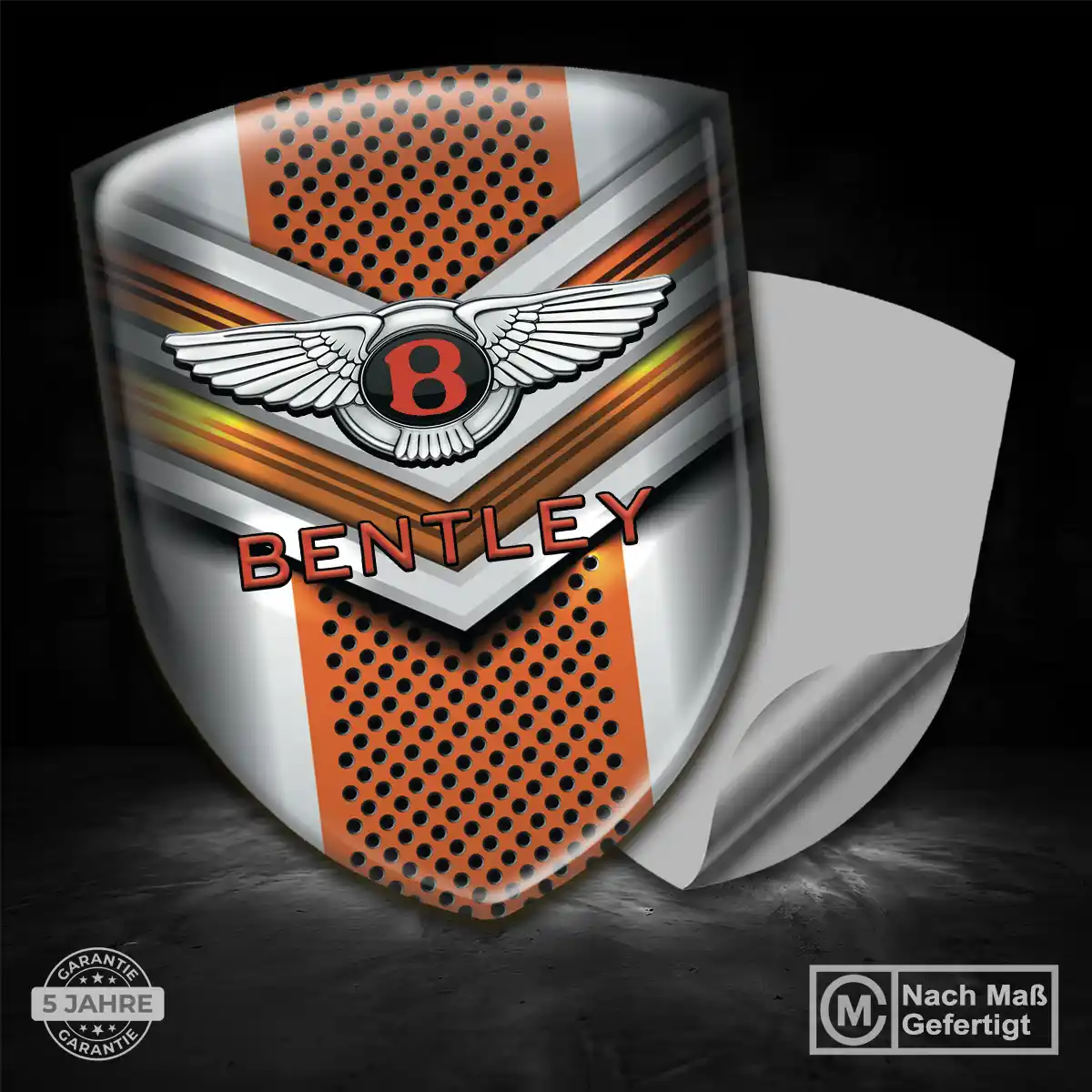 Bentley Aufkleber Wappen Tuningfahrzeug