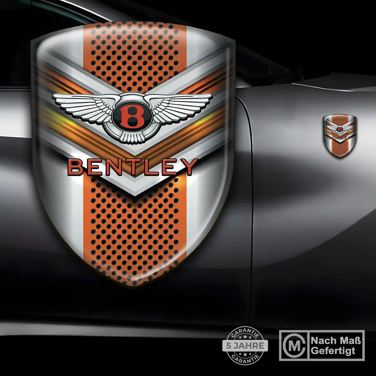 Bentley Aufkleber Wappen Tuningfahrzeug