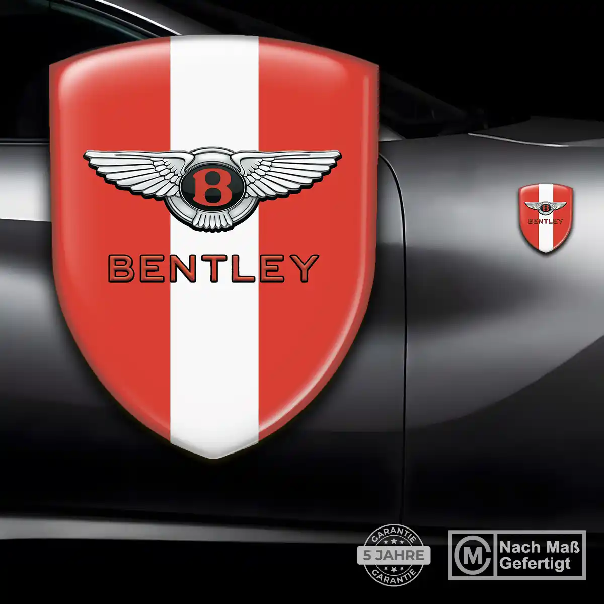 Bentley Emblem Aufkleber Anspruchsvolles Design
