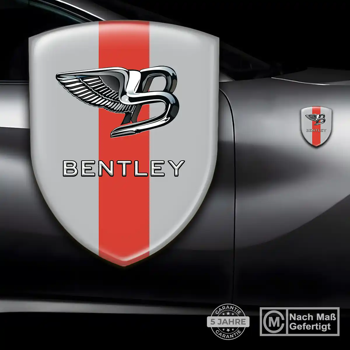 Bentley Emblem Aufkleber Hochwertiges Harz