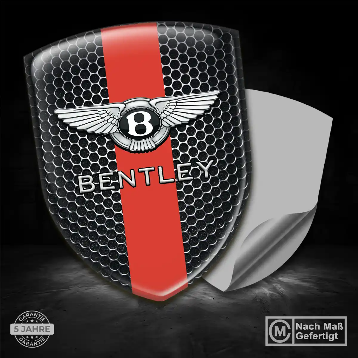 Bentley Emblem Aufkleber Tuningfahrzeug