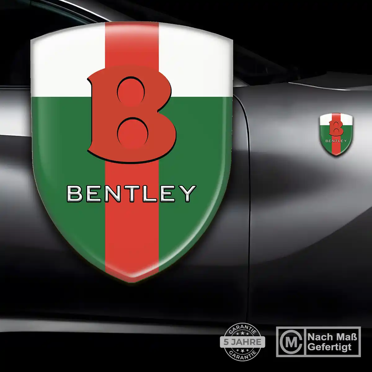 Bentley Emblem Aufkleber Wappen Ausdrucksstarkes Design