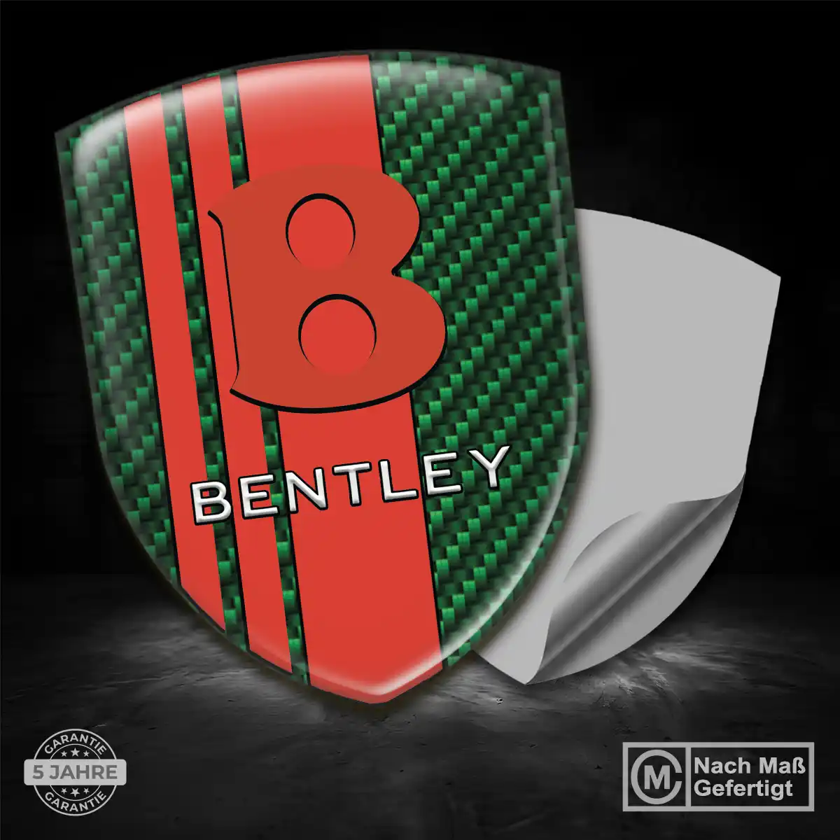Bentley Emblem Aufkleber Wappen Auto Elegantes Design