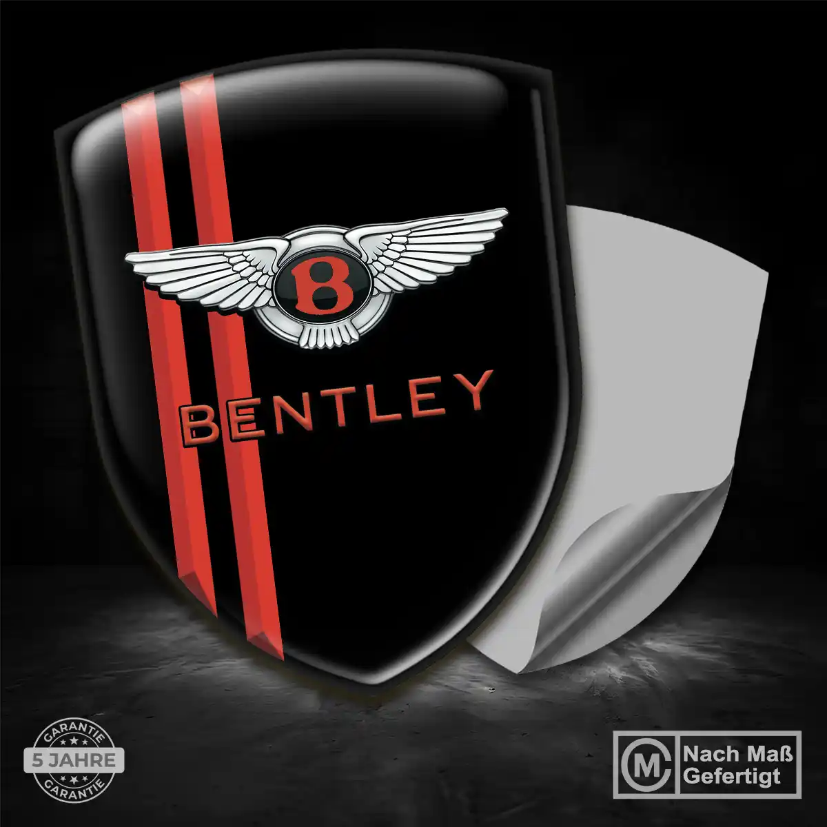 Bentley Emblem Aufkleber Wappen Auto Höchste Qualität