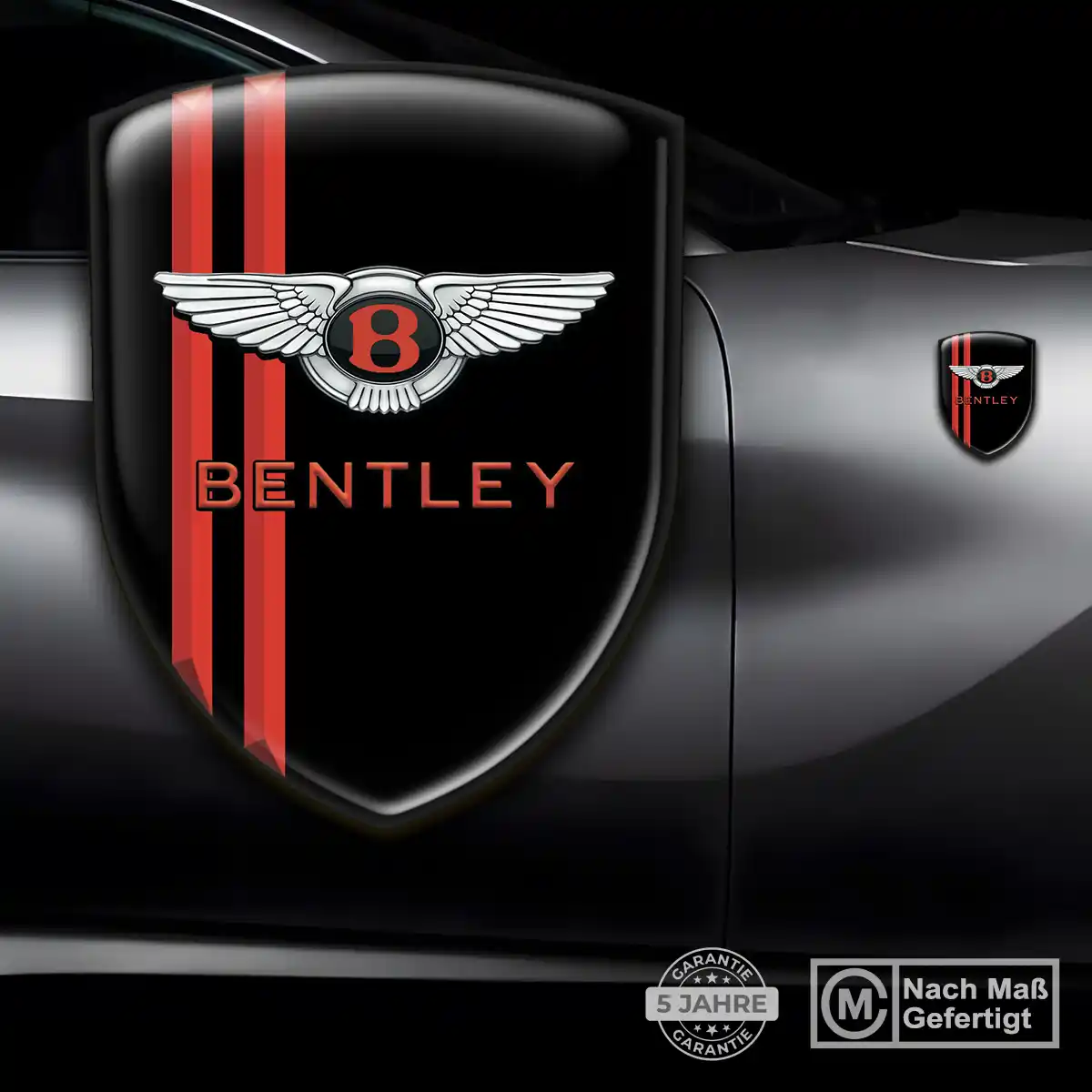 Bentley Emblem Aufkleber Wappen Auto Höchste Qualität