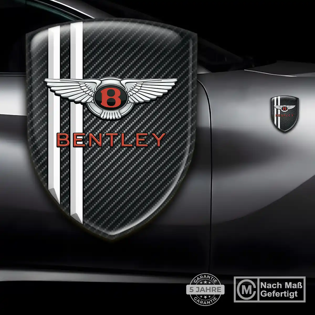 Bentley Emblem Aufkleber Wappen Auto Hochwertiges Harz