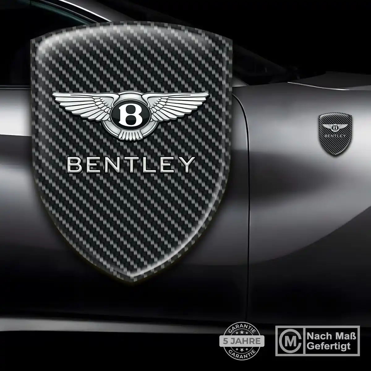 Bentley Emblem Aufkleber Wappen Auto Markenedition