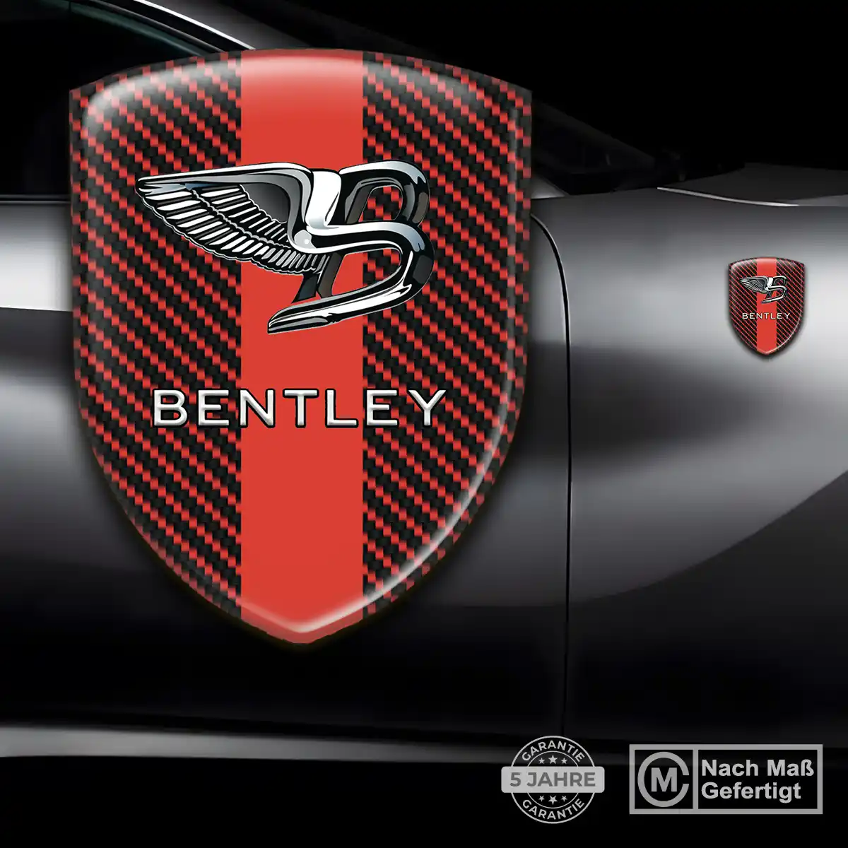 Bentley Emblem Aufkleber Wappen Auto Modernes Design