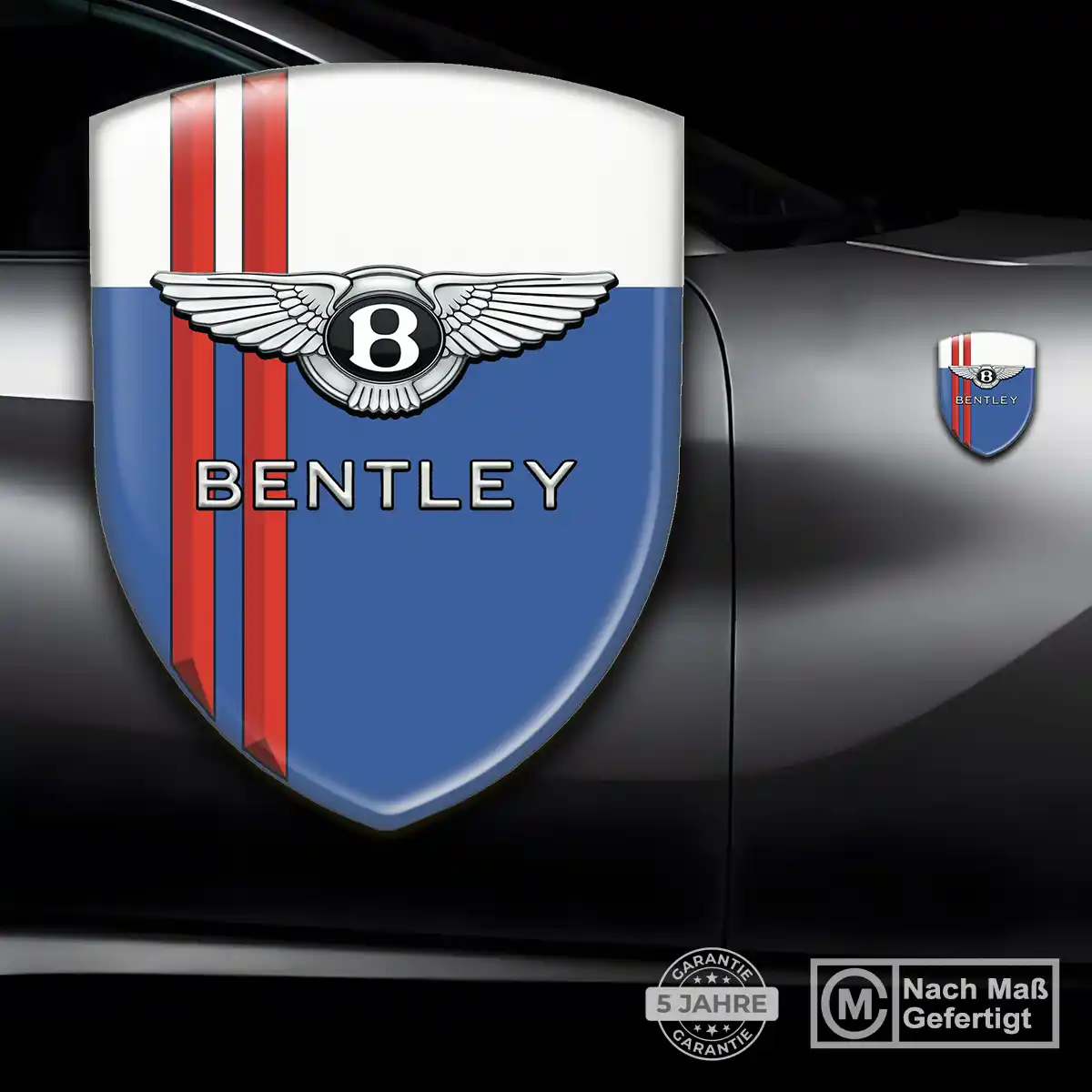 Bentley Emblem Aufkleber Wappen Auto Premium-Edition