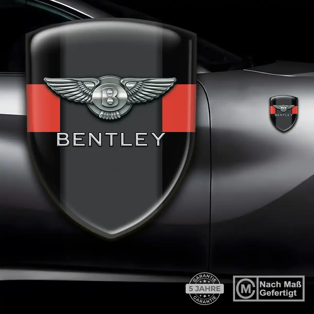 Bentley Emblem Aufkleber Wappen Edles Design