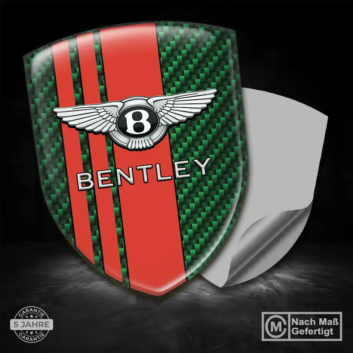 Bentley Emblem Aufkleber Wappen Elegantes Design