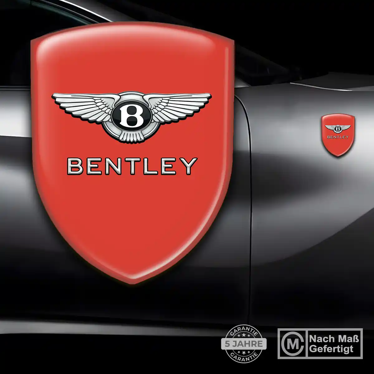 Bentley Emblem Aufkleber Wappen Exterieurdesign