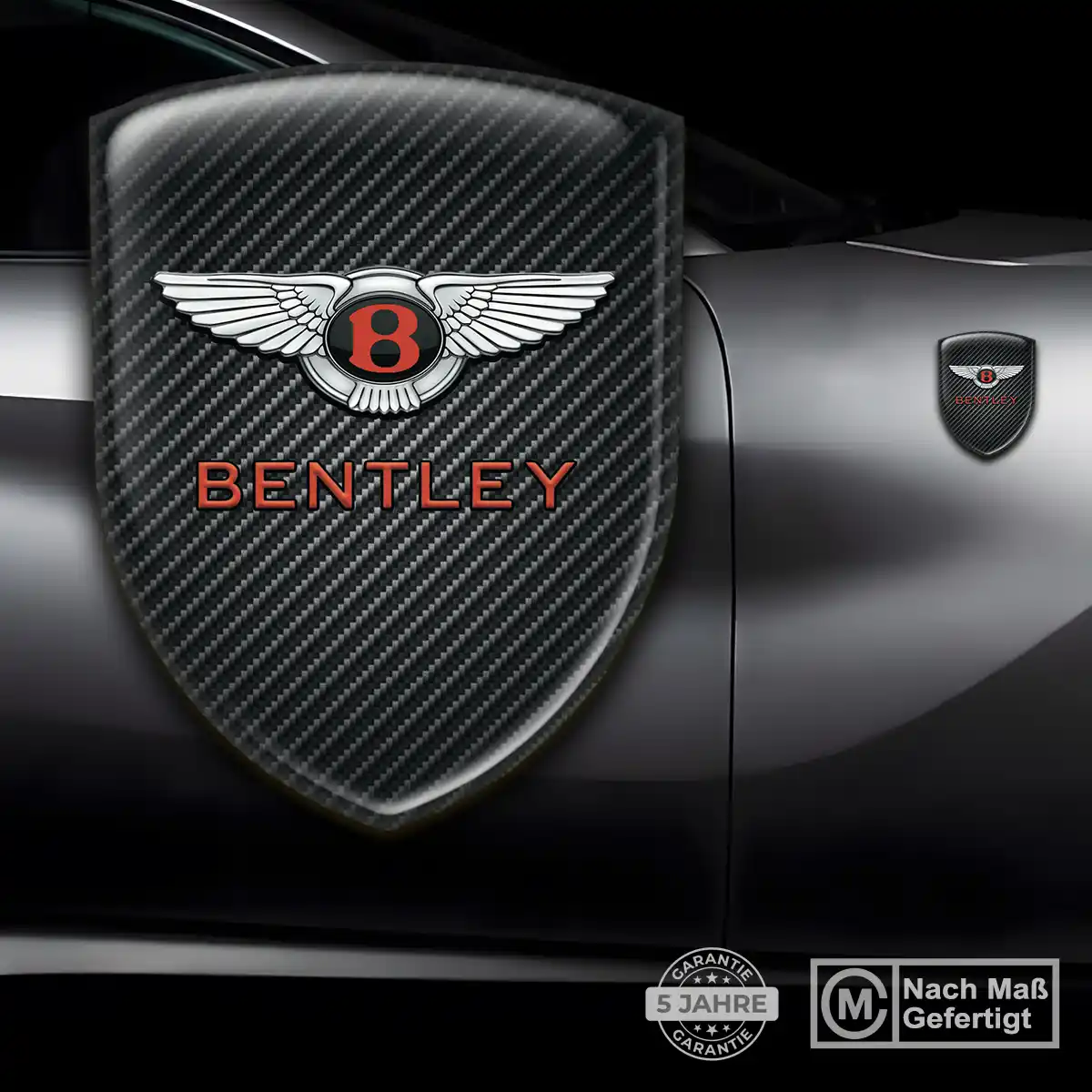 Bentley Emblem Aufkleber Wappen Interieurdesign